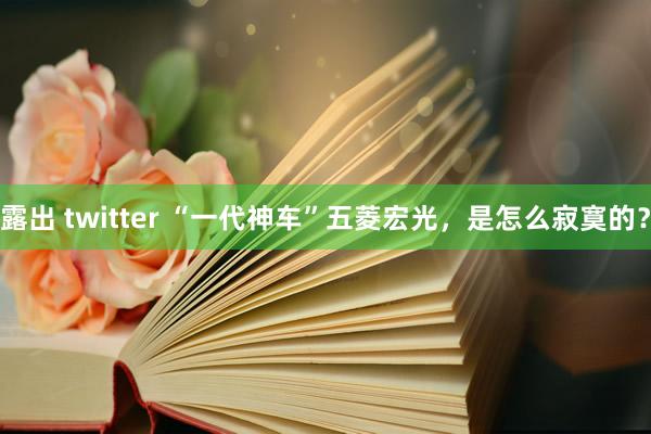 露出 twitter “一代神车”五菱宏光，是怎么寂寞的？