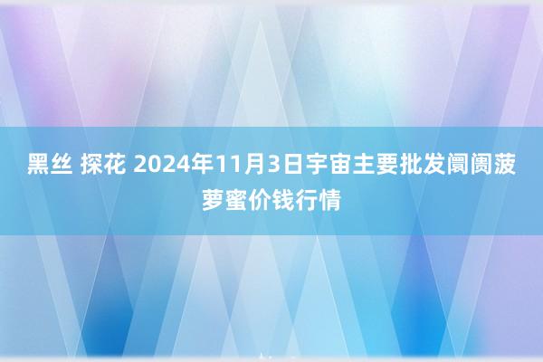 黑丝 探花 2024年11月3日宇宙主要批发阛阓菠萝蜜价钱行情