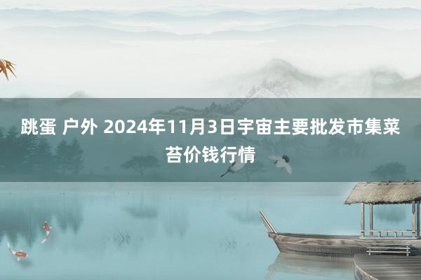 跳蛋 户外 2024年11月3日宇宙主要批发市集菜苔价钱行情