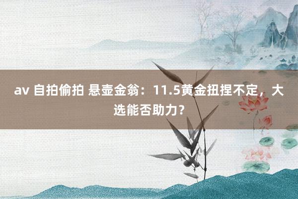 av 自拍偷拍 悬壶金翁：11.5黄金扭捏不定，大选能否助力？